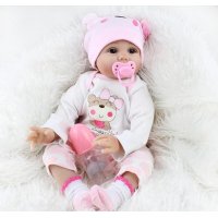 Кукла Reborn девочка с винил силикона